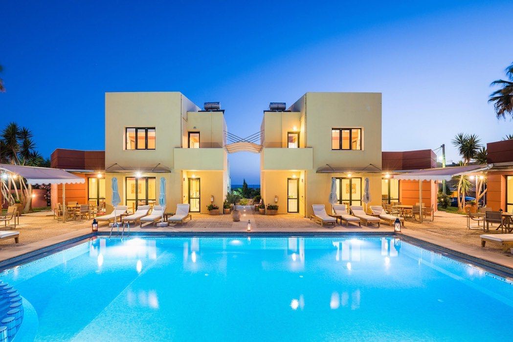 Property of 4 villas for up to 24 guests in Crete For Rent