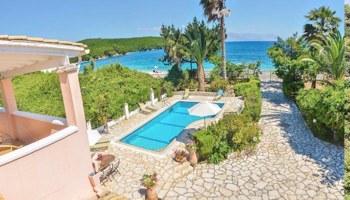 Beachfront Villa. Luxury villas, Greek island villa, Villas for rent,  Holidays villas, Rental villas Greece. 