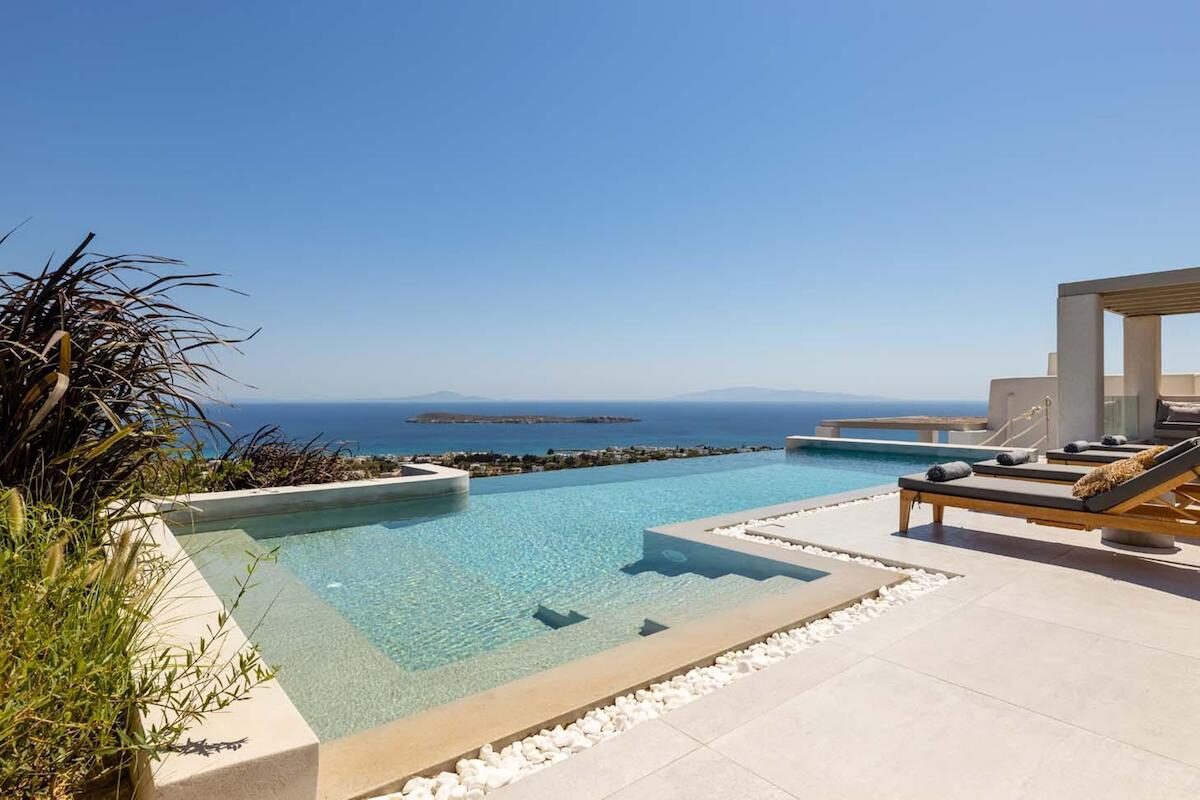 Luxury Holiday Villa Paros Golden Beach, Rent Villas Greece