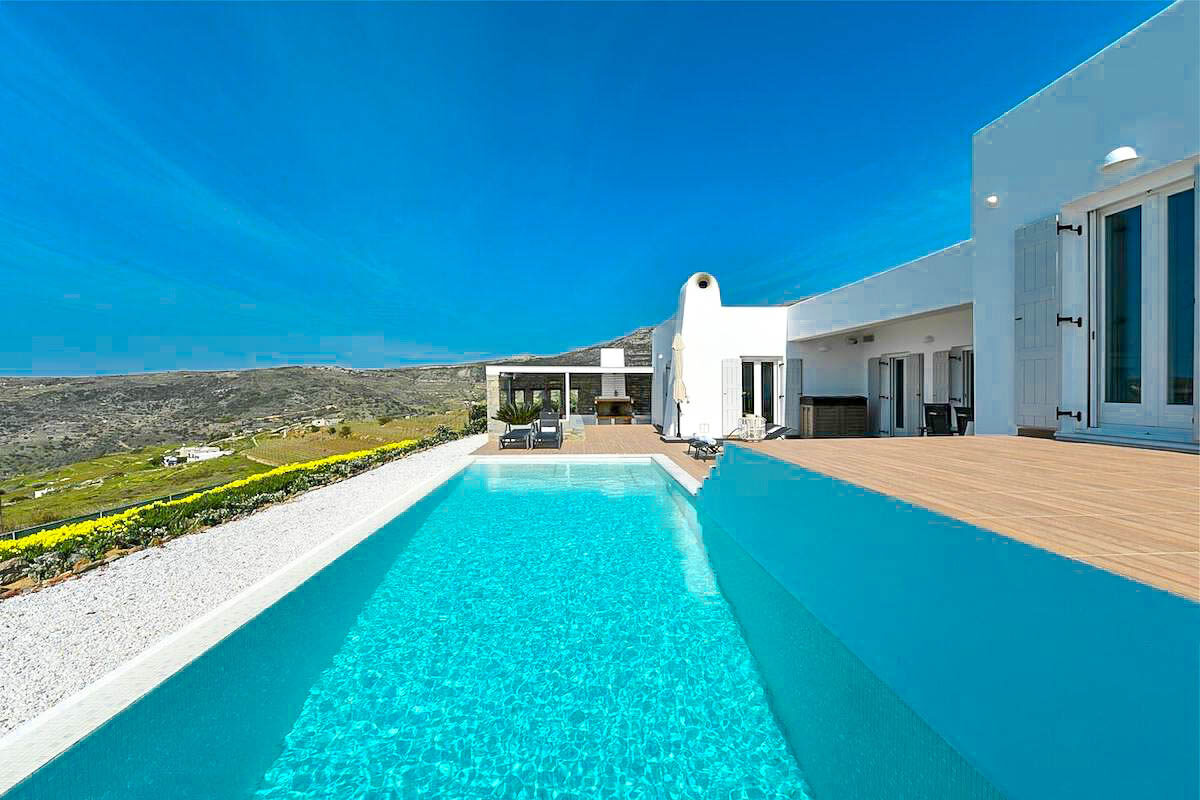 Panoramic View Holiday Villa Paros Cyclades